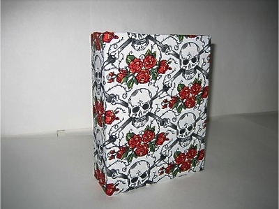 Skull and Crosses with Roses Photo Album - Sku 504