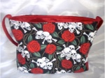 Skull n Roses Punk Diaper Bag - Sku 463