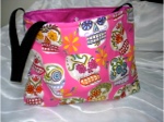 Sugar Skulls Pink Diaper Bag - Sku 424