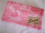 Toile Pink Burp Cloth - Sku 316