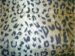 Cheetah Fleece & Satin Baby Blanket - Sku 277