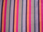 Stripes Fleece & Satin Baby Blanket - Sku 294