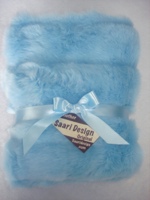 Mini Minks Blue Baby Blanket - Sku 153