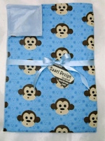 Sock Monkey Baby Blanket - Sku 505