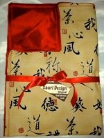 Kanji Asian Boutique Cotton & Faux Fur Baby Blanket - Sku 442