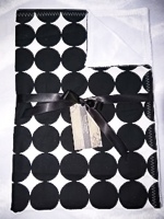 Black & White Dots with Faux Fur Boutique Baby Blanket - Sku 545