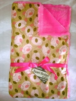 Retro Hot Pink Faux Fur Boutique Baby Blanket - Sku 491