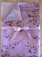 Lilac Brocade Boutique Baby Blanket - Sku 2601