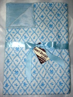 Vintage Blue Boutique Baby Blanket - Sku 361