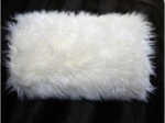 Ivory Shag Faux Fur Hand Muff - Sku 581