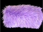 Lilac Shag Faux Fur Hand Muff - Sku 2085