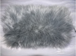 Gray Shag Faux Fur Hand Muff - Sku 549
