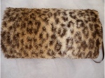 Minky Cheetah Faux Fur Hand Muff - Sku 607