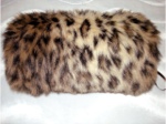 Wild Cheetah Faux Fur Hand Muff - Sku 2254