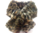 Cheetah Faux Fur Pull-Through Scarf - Sku 530